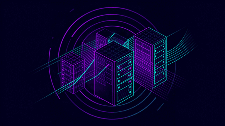 audit your IT assets - abstract dark theme illustration