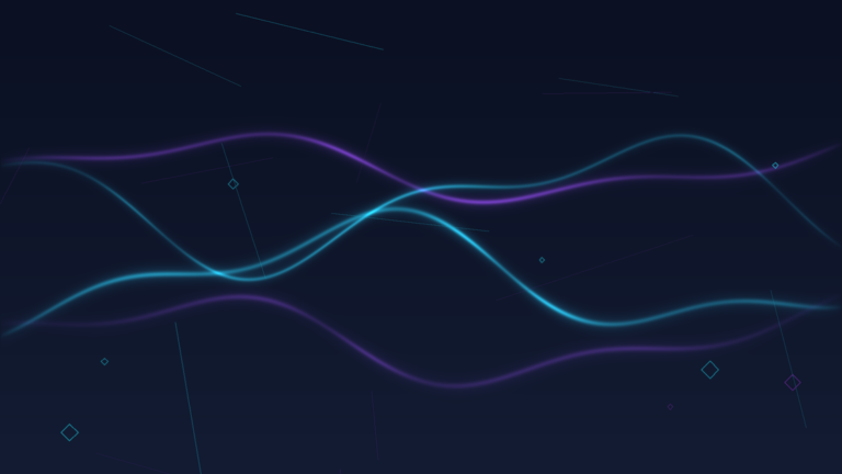 software asset management - abstract dark theme illustration