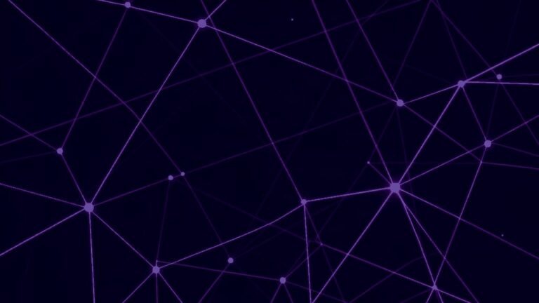 network segmentation for small business - abstract dark theme illustration